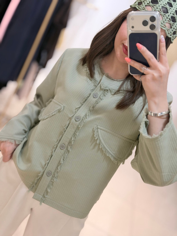 کت کراپ ریش ریش | مدل ژینا