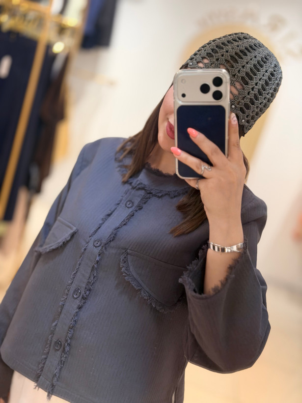کت کراپ ریش ریش | مدل ژینا