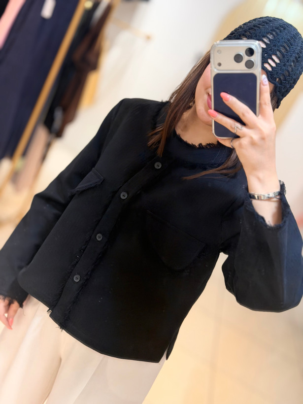 کت کراپ ریش ریش | مدل ژینا